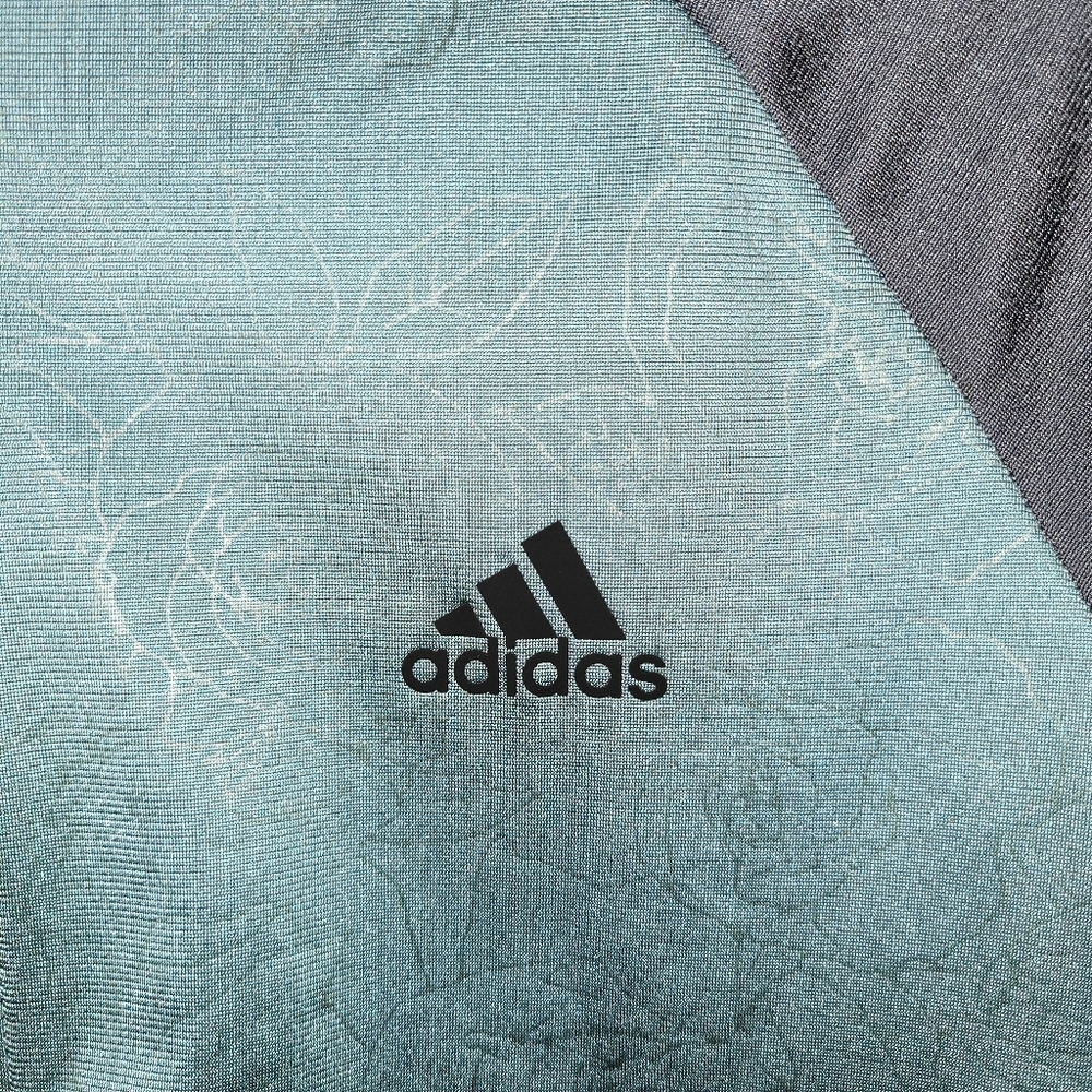 Adidas Jacket Floral Full Zip Womans Track Size Medium - Picture 7 of 7